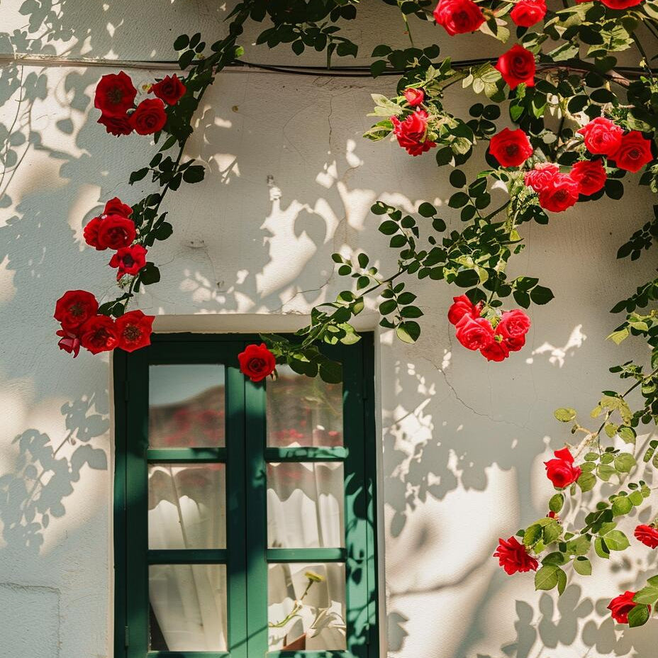 🌹 Rare Climbing Rose Seeds – Fast-Growing Fragrant Blooming Vines