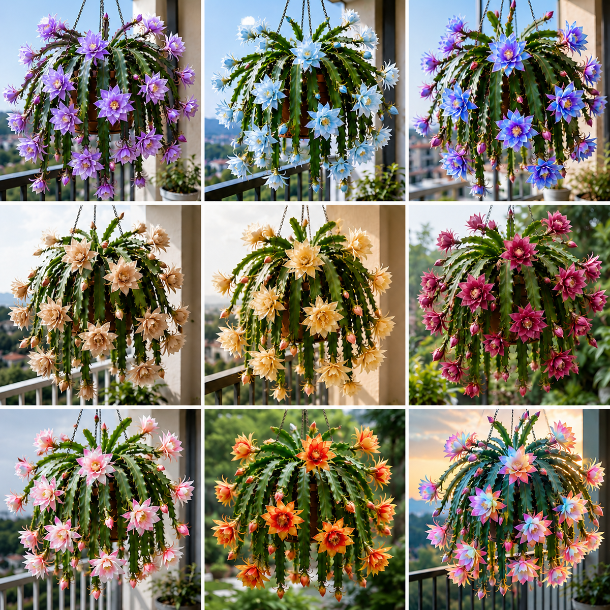 ๐ธ Rare Epiphyllum Orchid Cactus โ Stunning Exotic Blooms
