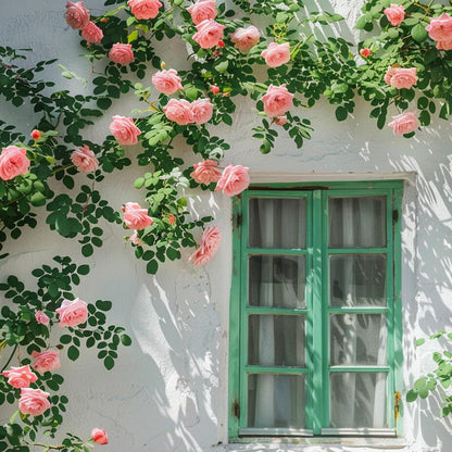 🌹 Rare Climbing Rose Seeds –  Fast-Growing Fragrant Blooming Vines