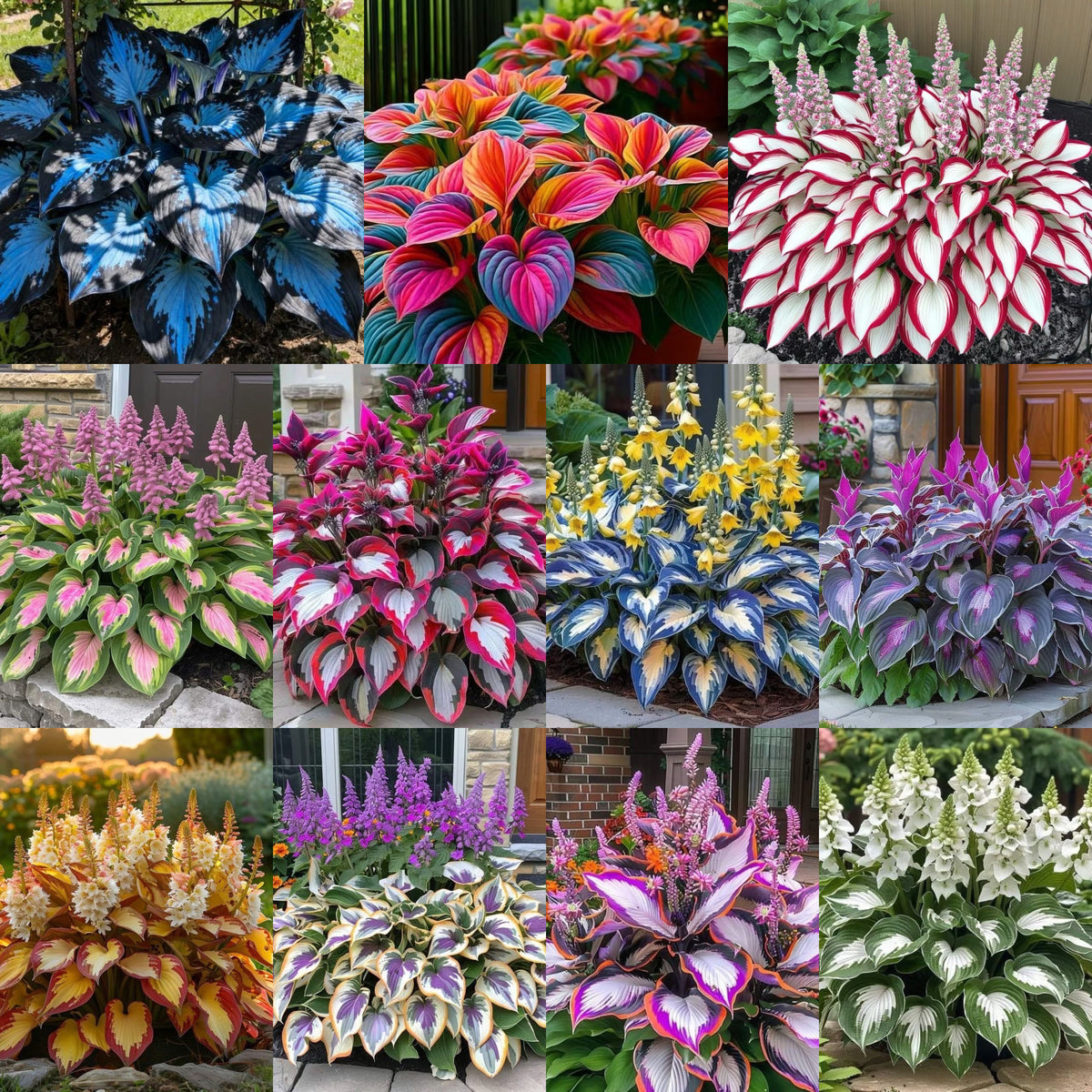 🌿 Midnight Blue Hosta Bulbs – Rare Deep-Toned Foliage for Shady Garden Spaces