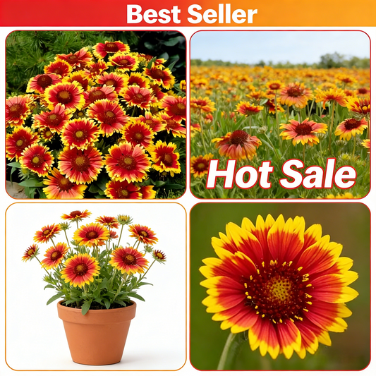 Gaillardia Blanket Flower Seeds – Easy-Grow, Drought-Tolerant, Long-Blooming Color for Beginner Gardeners