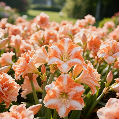 ✨ Rare Giant Double Amaryllis Bulbs — Luxurious Fragrant Blooms