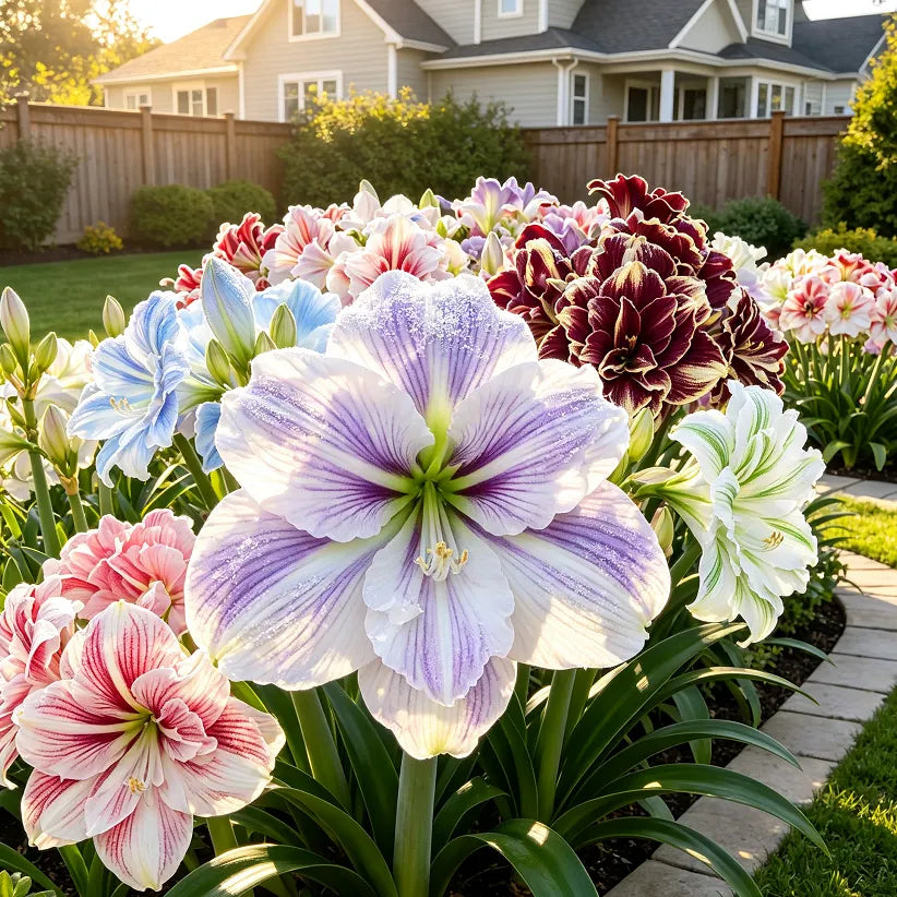 ✨ Rare Giant Double Amaryllis Bulbs — Luxurious Fragrant Blooms
