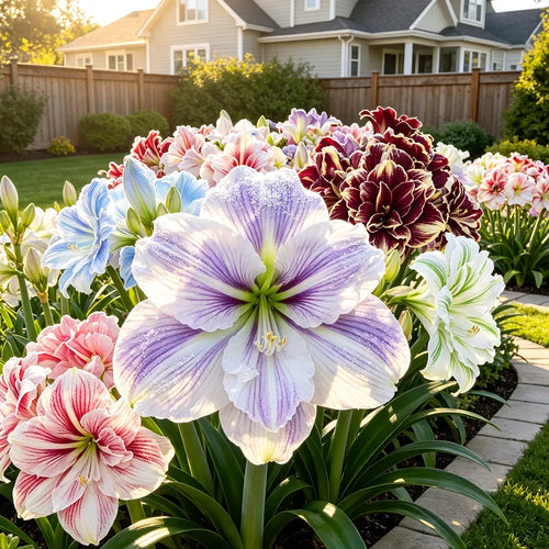 ✨ Rare Giant Double Amaryllis Bulbs — Luxurious Fragrant Blooms