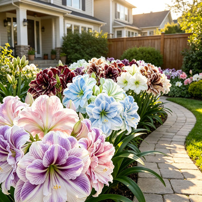 ✨ Rare Giant Double Amaryllis Bulbs — Luxurious Fragrant Blooms