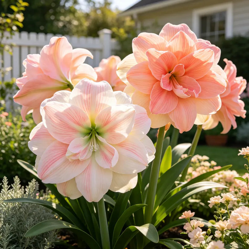 ✨ Rare Giant Double Amaryllis Bulbs — Luxurious Fragrant Blooms