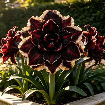 ✨ Rare Giant Double Amaryllis Bulbs — Luxurious Fragrant Blooms