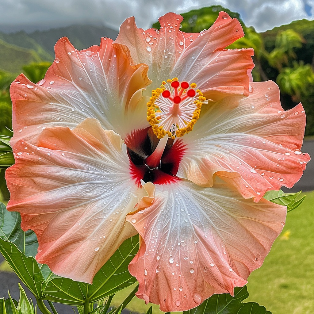 Rare Multicolor Hibiscus Seeds - No two blooms are the same
