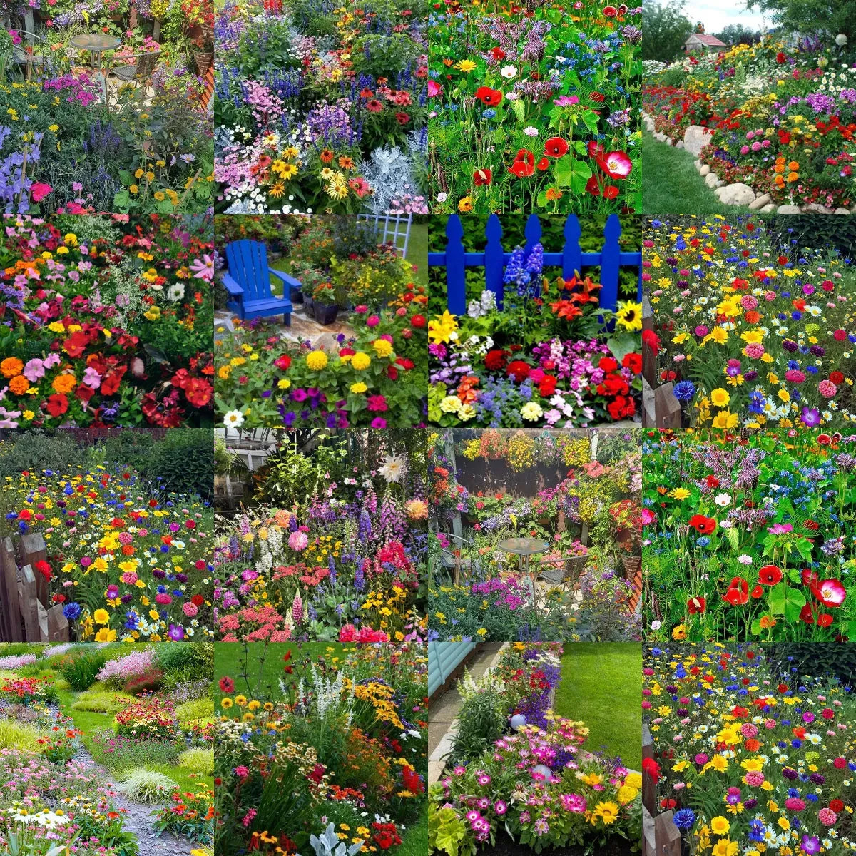 🐝Insect-friendly🔥Over 60 Mixed Perennial Flower Seeds🌿Pure Non-GMO