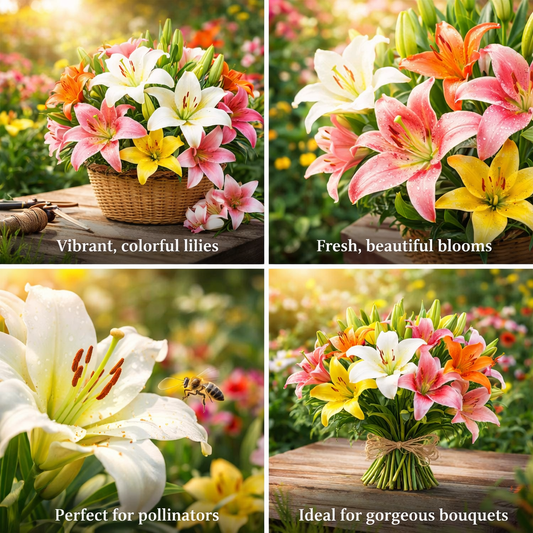 Elegant Lily Seeds | Fresh Long-Lasting Flowers for Home & Gifts