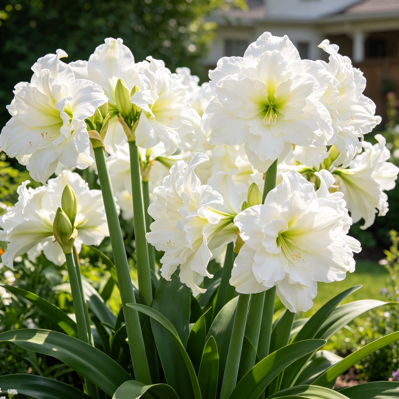 ✨ Rare Giant Double Amaryllis Bulbs — Luxurious Fragrant Blooms