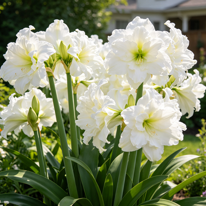 ✨ Rare Giant Double Amaryllis Bulbs — Luxurious Fragrant Blooms