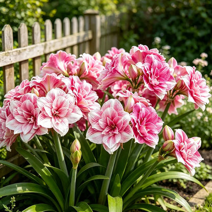 ✨ Rare Giant Double Amaryllis Bulbs — Luxurious Fragrant Blooms